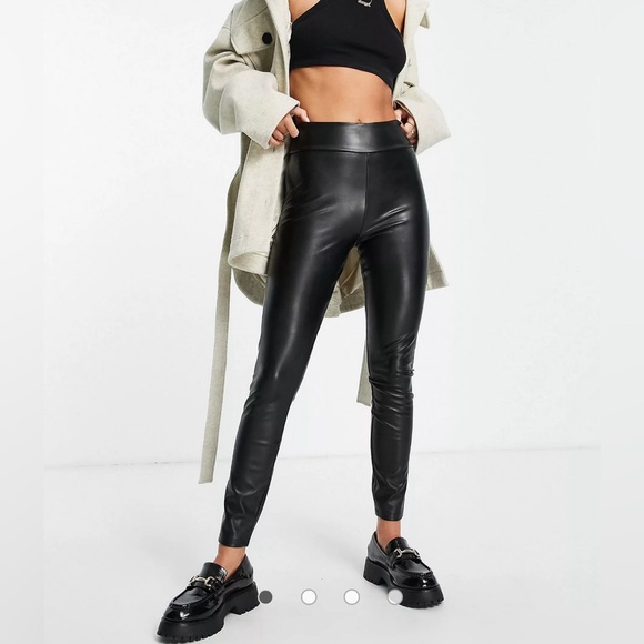 Abercrombie & Fitch Pants - Abercrombie & Fitch Vegan Leather Leggings